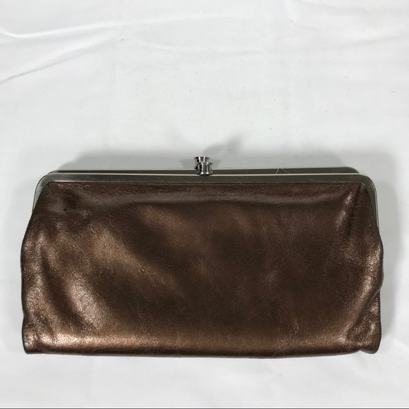 HOBO Handbags - HOBO International Lauren clutch wallet bronze